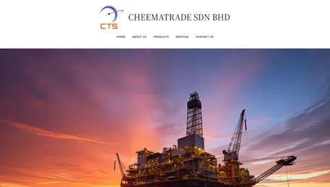 Cheematrade company website preview