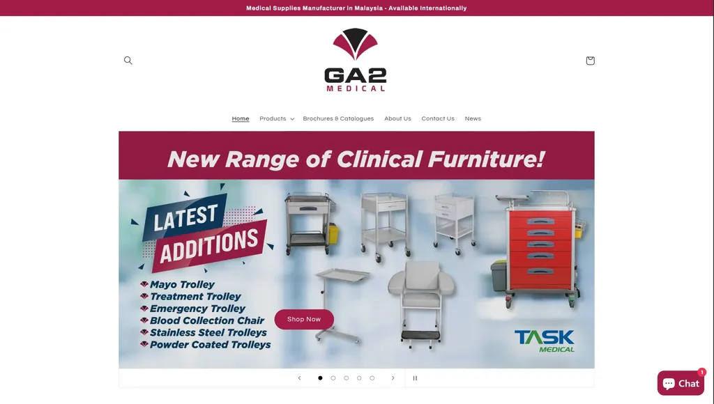 GA2 Medical Sdn Bhd website preview