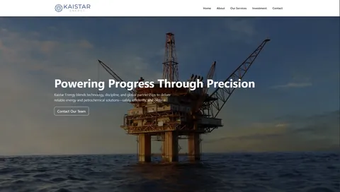 Kaistar Energy website preview