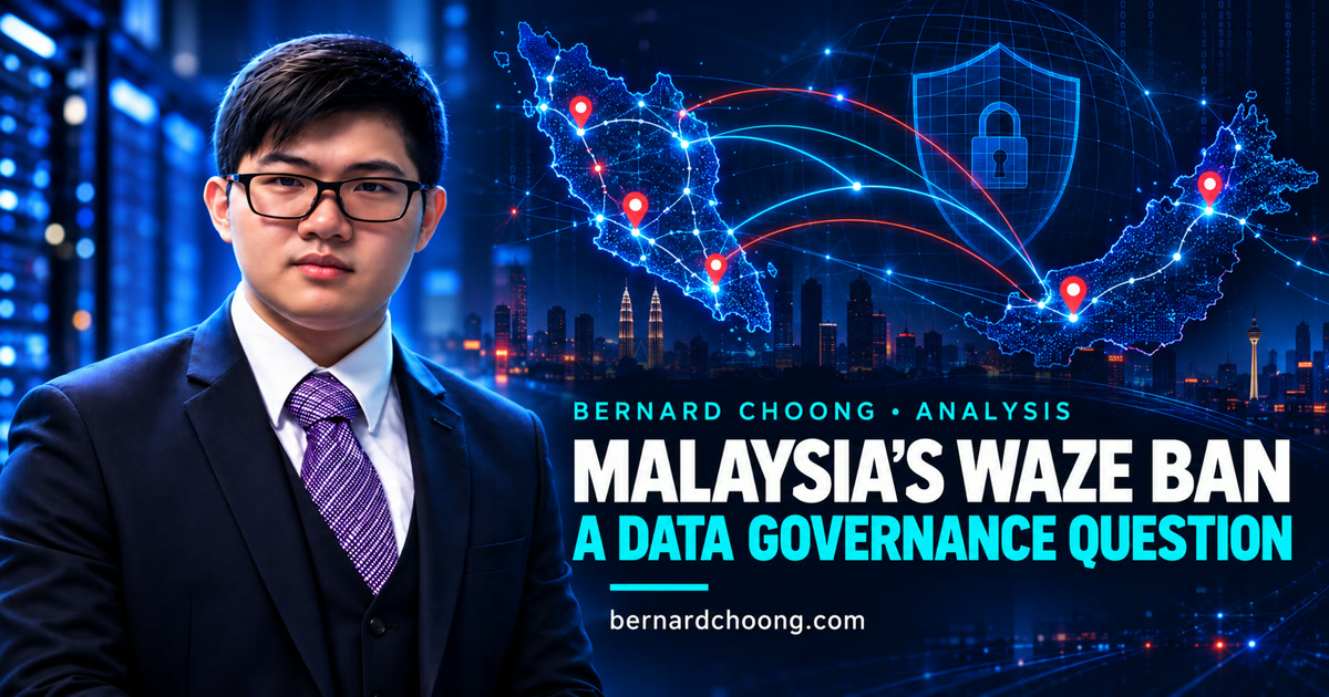 Malaysia's Waze Ban Is Really a Data Governance Question cover image